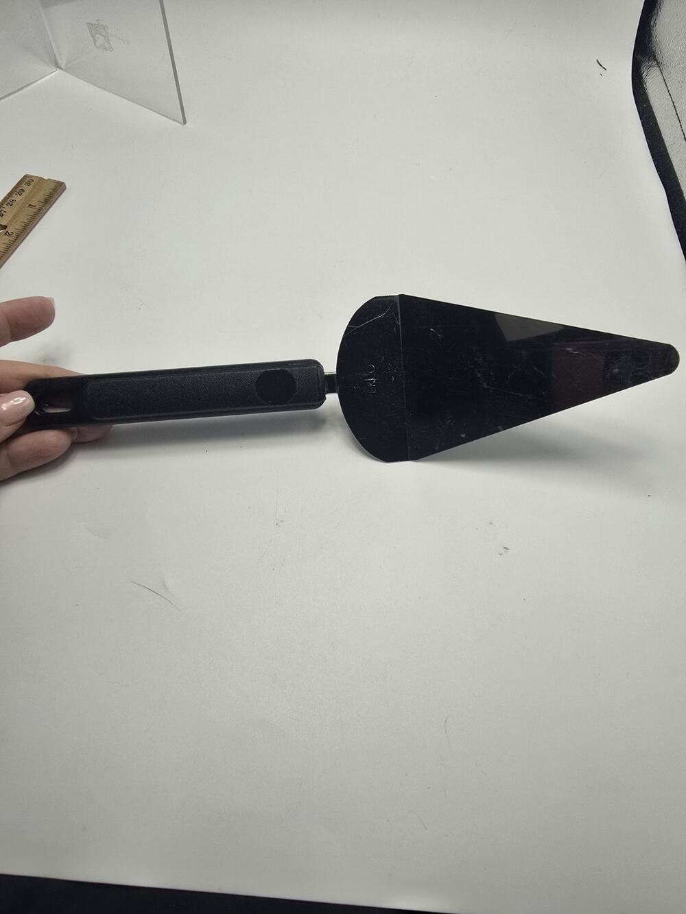 Ekco Pie Cake Server Black Handle. Spot On Back Of Handle See Pictures